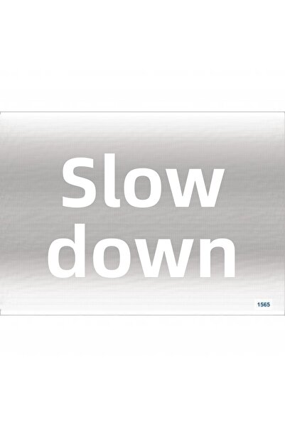 INURA GLOBAL علامة تحذير بطيئة 25x35 الكود: 1565