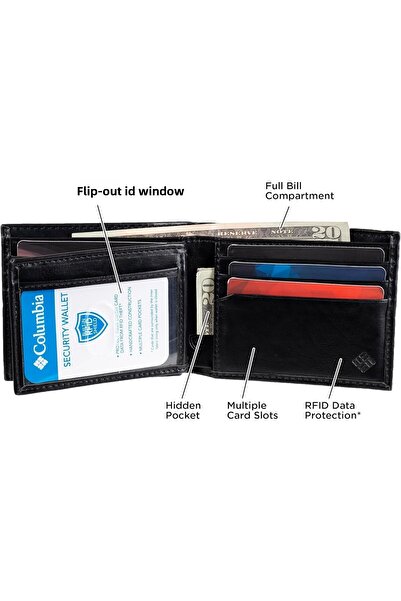 Columbia Men's Wallet 31Co130003-Black