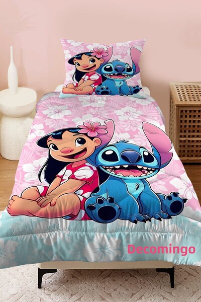 dekomingo Flowered Stitched Quilt