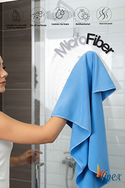 VİPEX 50x70 țesătură extra-puternică, țesătură de curățare din microfibră de ...
