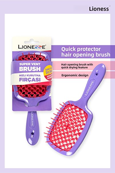 Lionesse Quick Dry Hair Brush 8810 – Quick Drying and Easy Combing