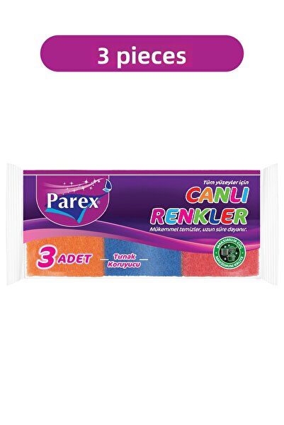 Parex Vibrant Colors 3-Pack Sponge Corrugated Triple Pack