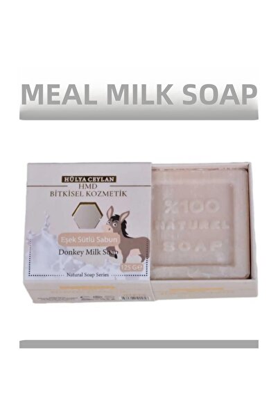 HMD BİTKİSEL KOZMETİK Donkey Milk Soap 4 Pieces X 125 Gr Natural Soap