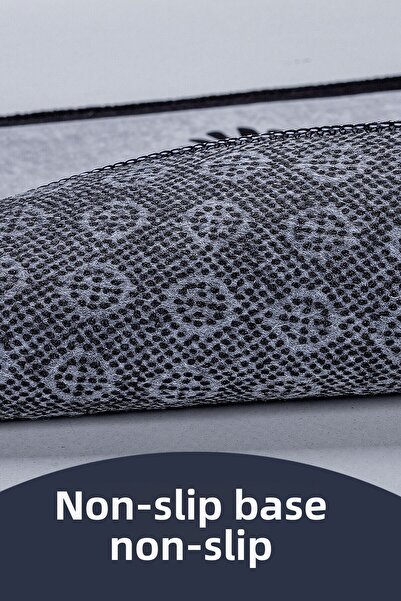 ALAS Digital Printed 2-Piece Toilet Set Non-Slip Base Bathroom Mat