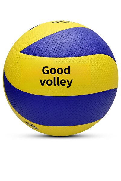 Telvesse Hard Floor Volleyball Ball Set with Pump 8 Panel Hard Leather Indoor-Outdoor Suitable Durable Vt600