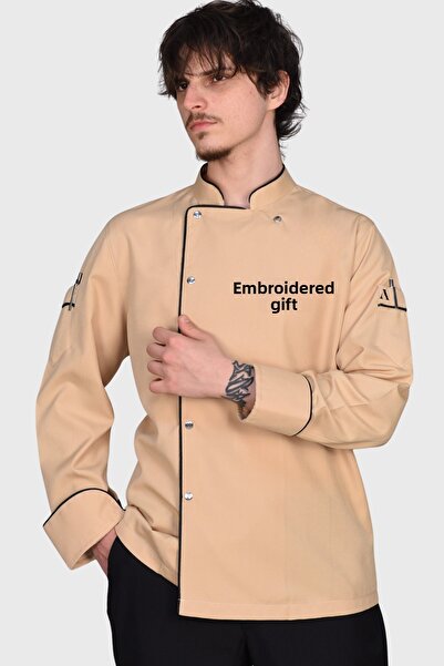 Üniformanya Jachetă de bucătar cu nume cadou Jachete de bucătar Jachetă de bu...