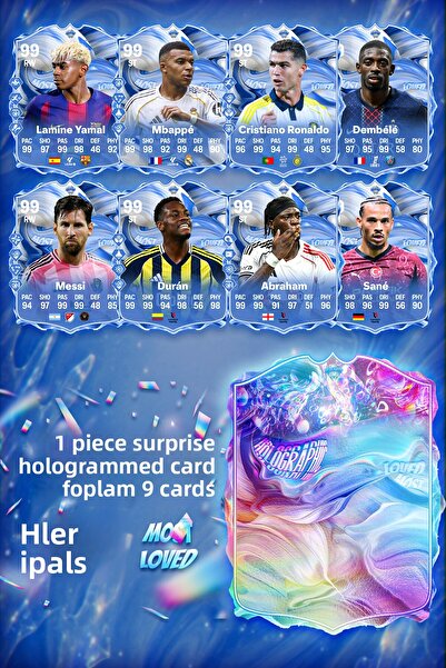 BERKANTTP حزمة بطاقات كرة القدم الأكثر شعبية لموسم 25/26 + بطاقة واحدة من نوع Elite مع هولوغرام