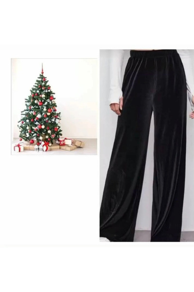 BY HANDE TASARIM بنطلون مخملي مرن