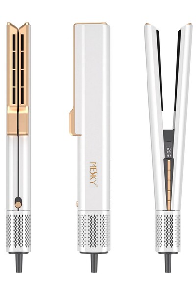 MESKY AirStyler – Dispozitiv revolutionar de indreptat parul cu Aer Cald si p...