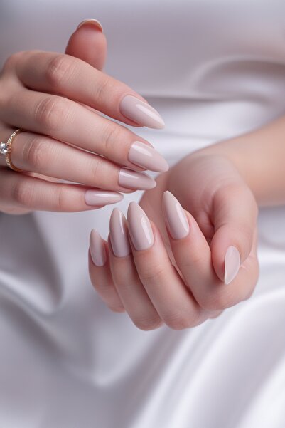 Easy Beauty 24 Adet Orta Uzun Badem Takma Tırnak 814