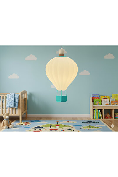 Atsu 3D Uçan Balon Tasarımlı Avize / Modern Dekoratif Sarkıt Aydınlatma -Kapa...