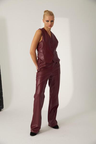 wisteriA SUNİ DERİ PANTOLON