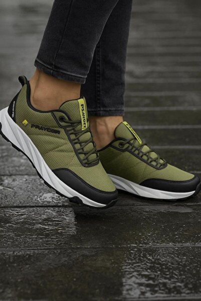 PRAYDER Men's Outdoor Waterproof, Thermo Non-Slip Sole Sports Shoes - Khaki