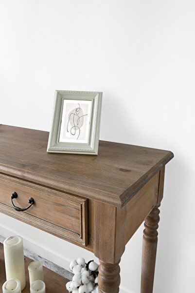 Woodenbend Monaco Masif Ahşap Eskitme Dresuar