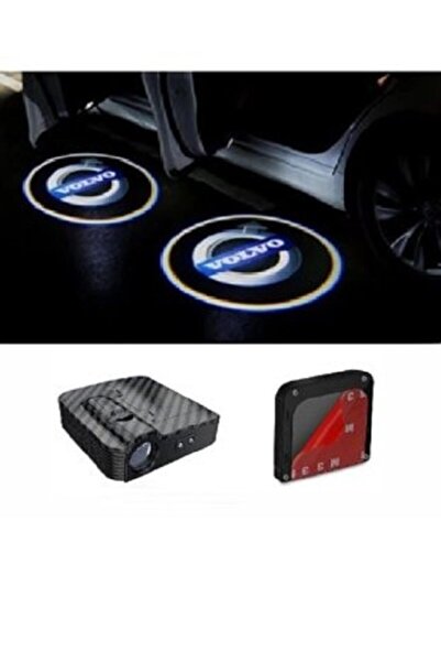 fırsatlar burada Volvo Kapı Altı Led Hayalet Logo Pilli Yapıştırmalı 2 Adet