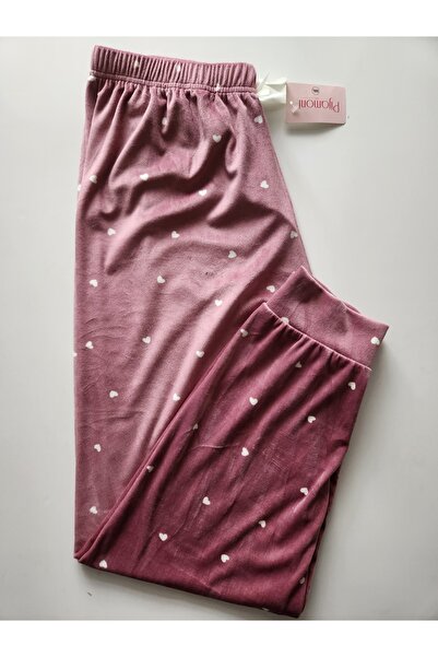 Pijamoni Velvet Plus Size Pajama Bottoms 7778