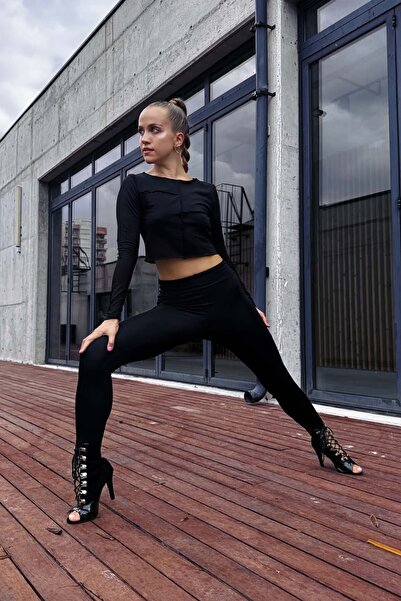 Le'sluette shadow of style Premium Black efect modelator talie înaltă Leggings sport Leggings pentru fitness/yoga înalt