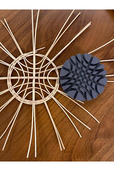Mady Aksesuar Rattan Örme Kalıbı, Şablon, Pattern, Template Model No -13