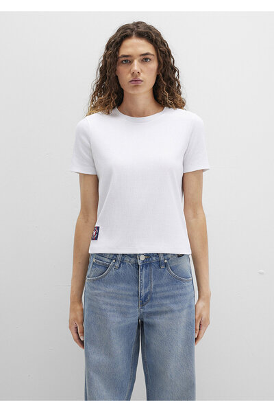 Mavi Labeled White T-Shirt Slim Fit / Slim Fit 1613382-620