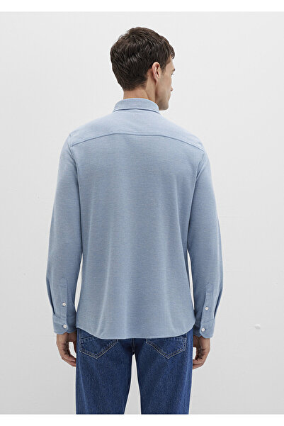 Mavi Gömlek Slim Fit / Dar Kesim 0211513-80896