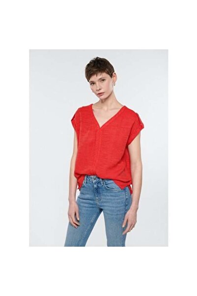 Mavi Kırmızı Kadın Bluz M122504-30648