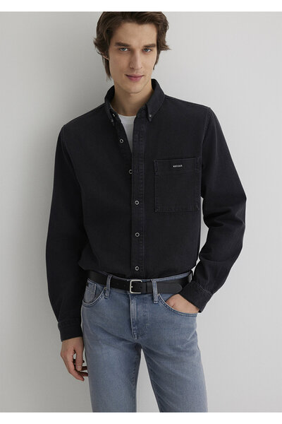 Mavi Jayden Black Siyah Jean Gömlek Regular Fit / Normal Kesim 0211065-89297