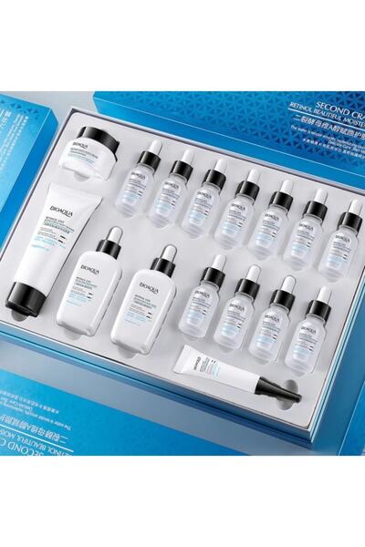 Bioaqua Retinol Ve Dikroik Mayalı Onarıcı Yenileyici Bütünsel Cilt Bakım Seti...