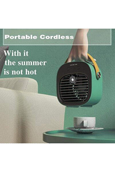 fulina Portable Air Conditioners,4000mAh Rechargeable Mini Air Conditioner,USB AC Unit,3-Speed Quiet