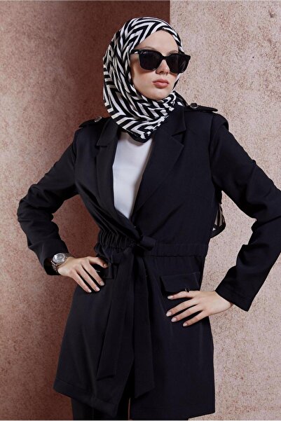 Alvina 30441 Model Trousers Set with Tie Detail