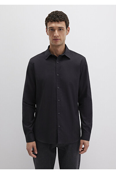 Mavi Siyah Gömlek Slim Fit / Dar Kesim 8810217-900