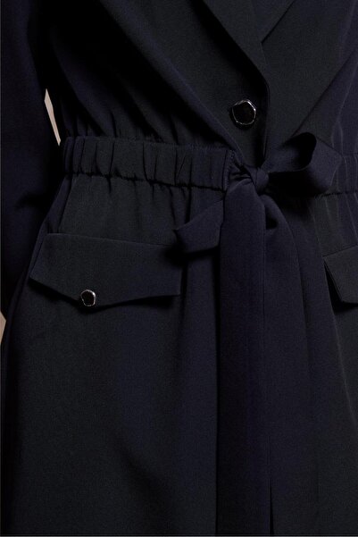 Alvina 30441 Model Trousers Set with Tie Detail