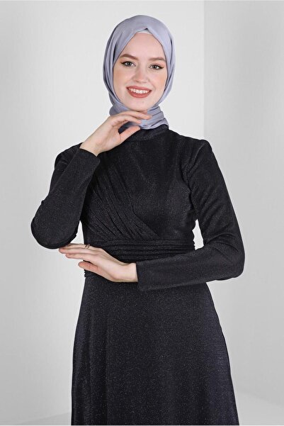 Alvina SİMLİ DRAPE DETAYLI ABİYE ELBİSE 50321