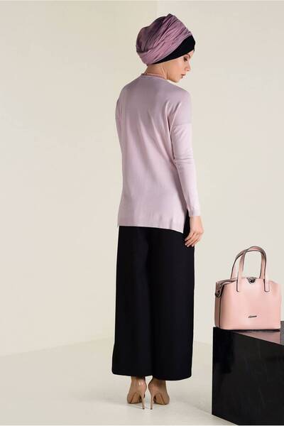 Alvina Cycling Collar Knitting Tunic 4503