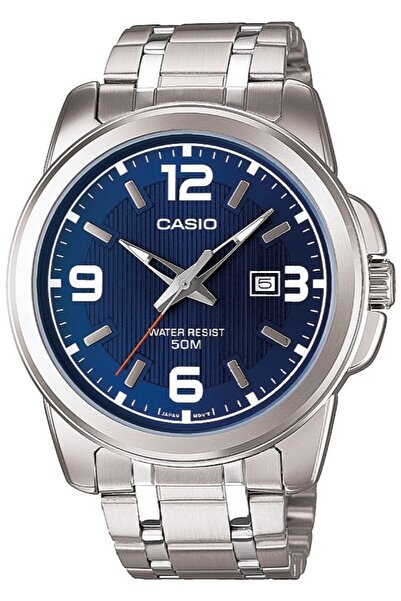 Casio Gümüş Silver Renk Çelik Kordon Orijinal Spor Metal Erkek Kol Saati