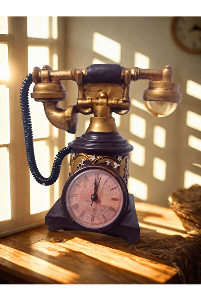 Yaratıcı sanatlar atölyesi Dekoratif Retro Telefon Tasarımlı Romen Rakamlı Ma...