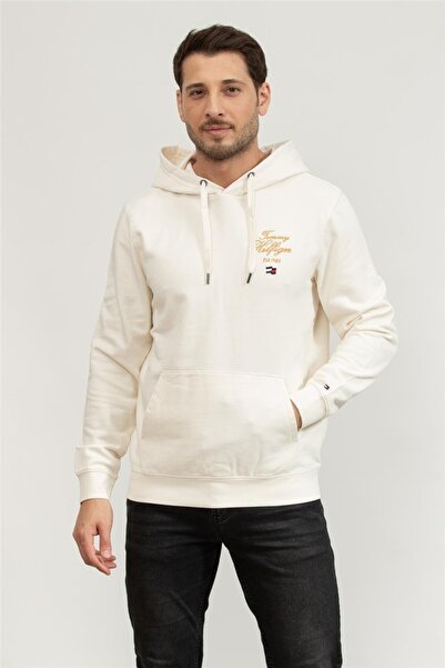 Tommy Hilfiger Erkek Kapüşonlu Sweatshirt Sarı