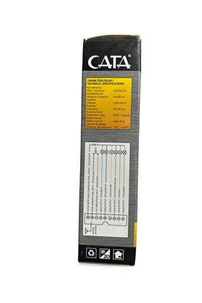 Cata Ct-9151 Lighting Controller (6X1000W) Ct-9151