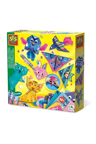 SES Creative أوريغامي - حيوانات لطيفة - مع لمعان وريش SC014783