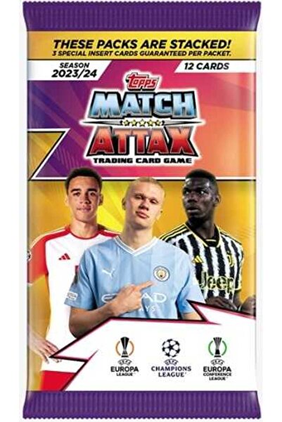 Topps UEFA Şampiyonlar Ligi 2324 Sezonu Match Attax Paket