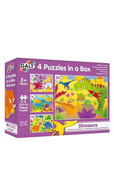 Galt 4 Пъзела в 1 - Динозаври
