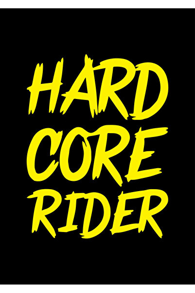 Genel Markalar Hard Core Rider Sticker Cam Sticker Oto Sticker 14X18 Cm