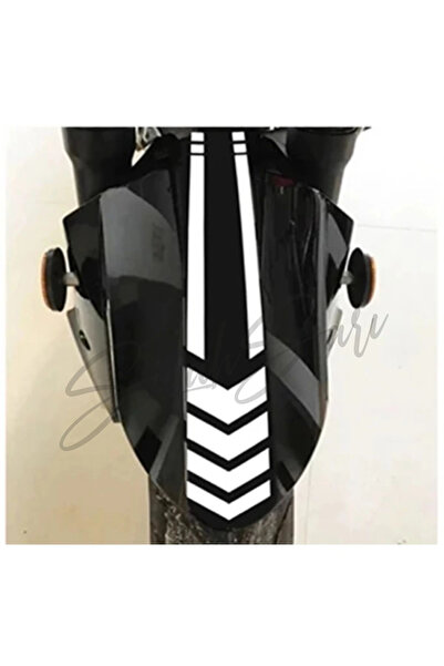 aydın garage Motor Ön Teker Şerit 35x6,5 Cm Kask Depo Kapağı Araba Araç Otomo...