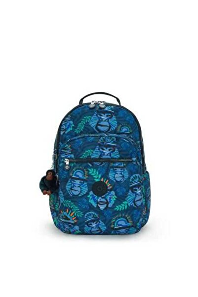 Kipling حقيبة مدرسية من سول لاب بلو مونكي فن كيه 58168 إتش جي