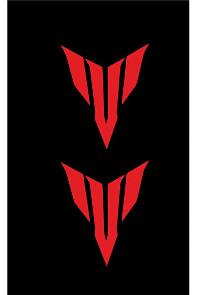 Yamaha MT Uyumlu Sticker Logo 10x12 cm Sticker 2'li Set