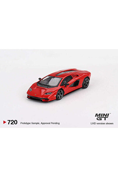 mini gt نموذج سيارة لامبورغيني كونتاش LPI 800-4 روسو مارس بمقياس 1/64