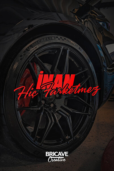 Genel Markalar İnan Hiç Farketmez Yazı JDM Araba-Motosiklet Cam Etiket Sticke...