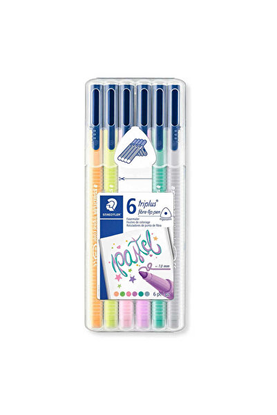 Staedtler طلاء لباد بألوان الباستيل 6 قطع