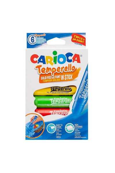 carioca Temperello Stick 6'lı Poster Boyama Kalemi / 42739