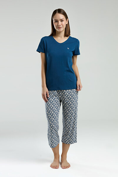 Arnetta Жіночий темно-синій комплект капрі