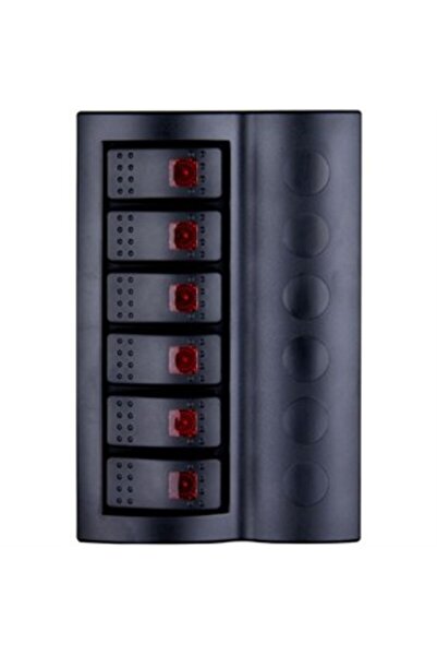 Genel Markalar 6'lı Switch Panel, Işıklı ve Otomatik Sigortalı